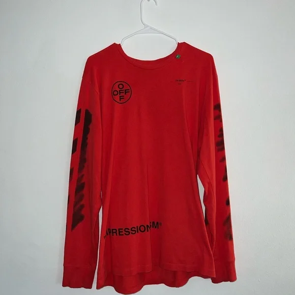 Off White “Impressionism” Long Sleeve Tee